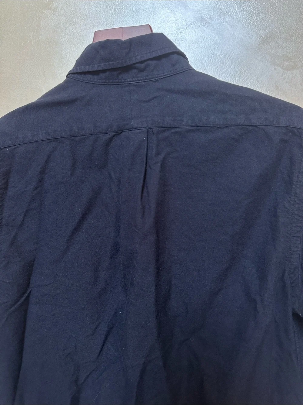 Polo by Ralph Lauren Navy Button-Down Shirt with Red Pony size small